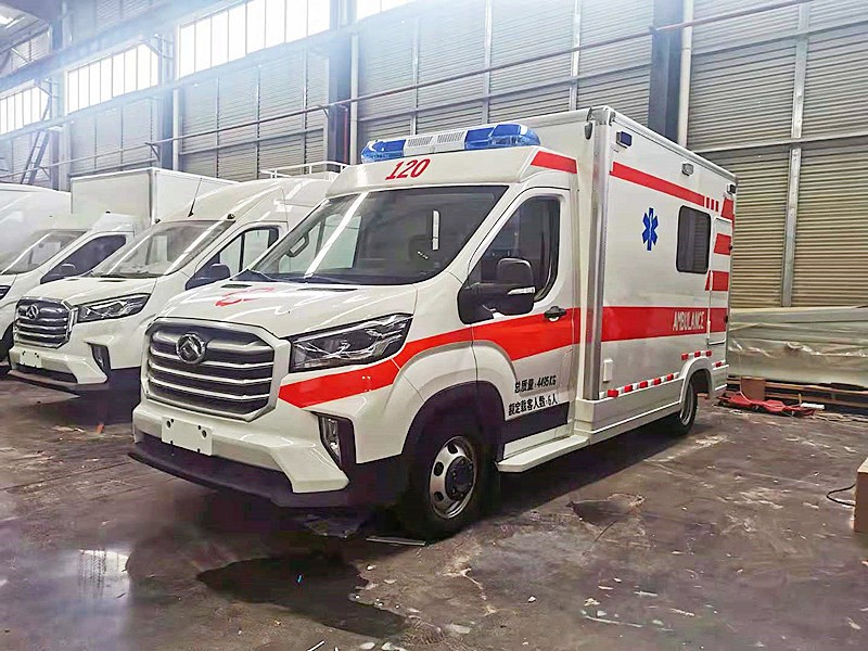 上(shàng)汽大(dà)通(tōng)長(cháng)軸方艙救護車(chē)