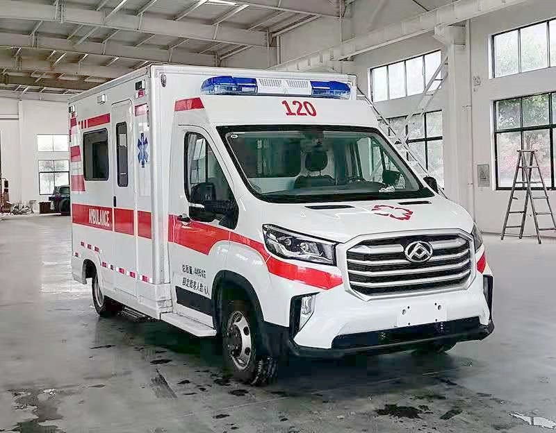 上(shàng)汽大(dà)通(tōng)長(cháng)軸方艙救護車(chē)